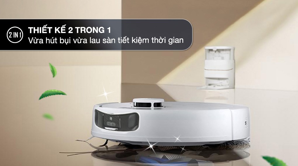 Robot hút bụi lau nhà Dreame L30S Ultra có thể vừa hút bụi vừa lau sàn tiện lợi