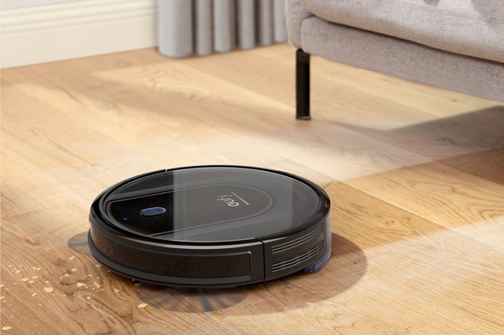 Robot hút bụi lau nhà Eufy Robovac G10 Hybrid - T2150 được thiết kế hiện đại, tinh tế với sắc đen chủ đạo tạo vẻ đẹp sang trọng cho không gian
