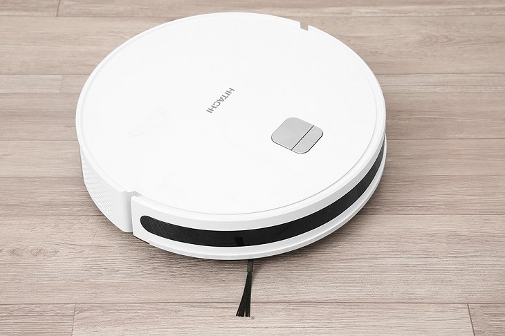 Robot hút bụi lau nhà Hitachi RV-X15N sở hữu thiết kế nhỏ gọn, tiện di chuyển và làm sạch mọi ngóc ngách