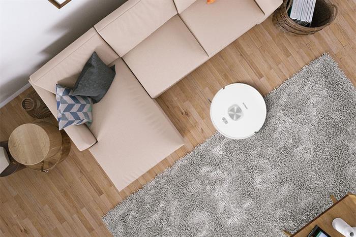 Robot hút bụi lau nhà Hitachi RV-X20P cho thời gian sử dụng lên đến 150 phút, giúp người dùng thoải mái sử dụng