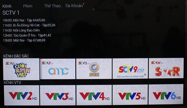 xem kênh truyền hình