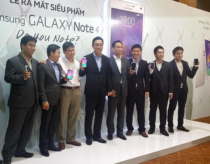 Samsung chính thức giới thiệu Galaxy Note 4 tại Việt Nam