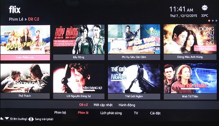 Thường thức nhiều nội dung giải trí thú vị trên Smart hub qua ứng dụng Flix