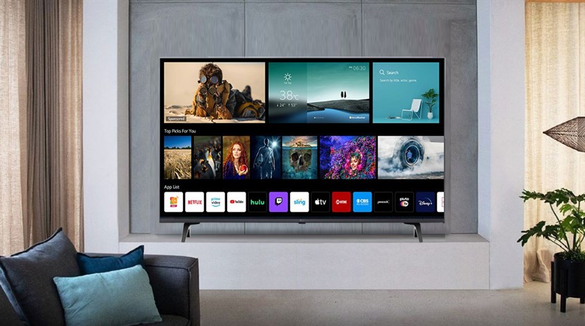 Smart Tivi LG 4K 65 inch 65UQ8000PSC sử dụng hệ điều hành webOS 22