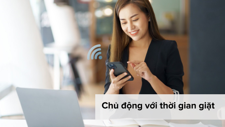 Thông báo khi giặt xong