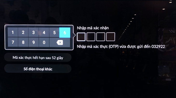 Hướng dẫn các bước nhận gói quà tặng Galaxy Play trên tivi Sony 7