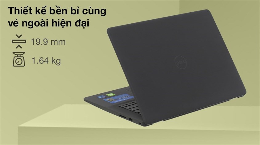 Laptop Dell Vostro 3400 i5 sở hữu thiết kế tối giản nhưng vẫn rất sang trọng