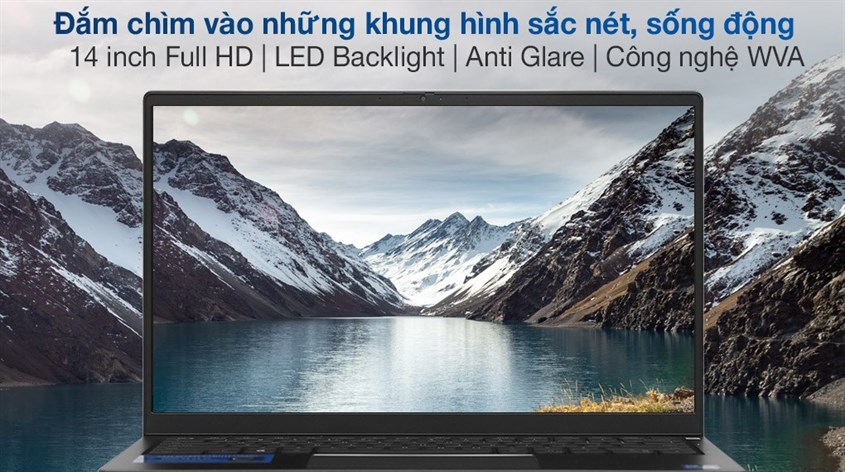 Màn hình Laptop Dell Vostro 5410 i5 có hình ảnh hiển thị sắc nét, chân thực