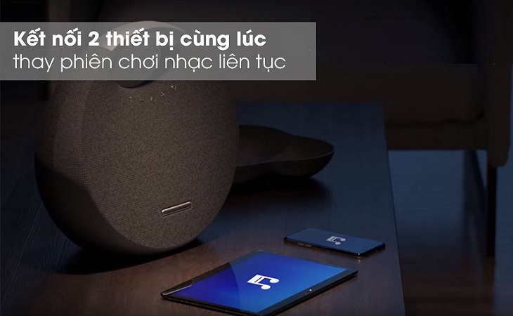 Loa Onyx Studio 6 kết nối với 2 thiết bị khác nhau cùng lúc