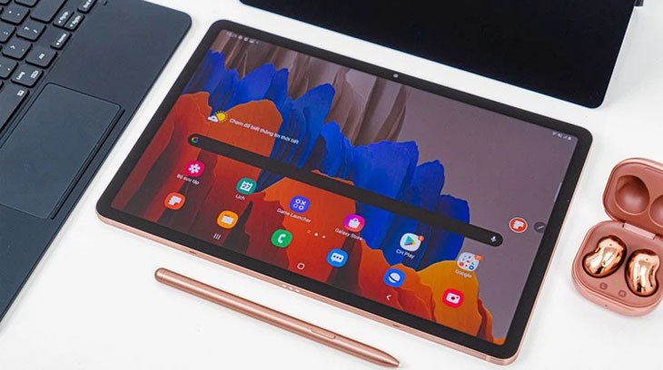 Galaxy Tab S7 và Tab S7 Plus có thiết kế vẻ ngoài không quá khác biệt nhau