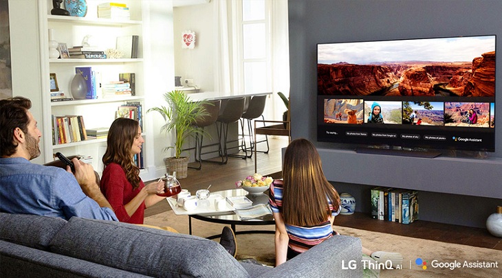 Smart Tivi OLED LG 4K C9PTA kết hợp trợ lý ảo Google Assistant
