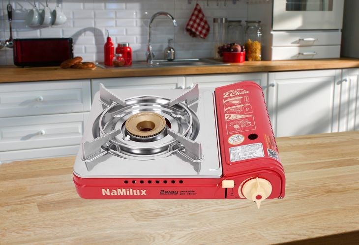 Nên sử dụng bình gas còn mới cho bếp ga mini Namilux NH-P2915PS để hạn chế tối đa tình trạng rò rỉ ga