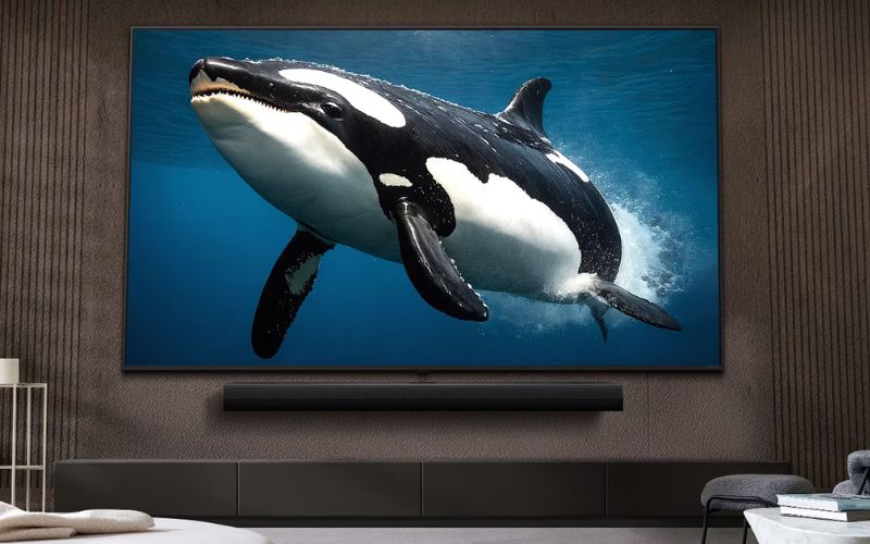 Smart Tivi NanoCell LG AI 4K 55 inch 55NANO80ASA sử dụng hạt nano để tinh lọc màu sắc, mang lại hình ảnh chân thực