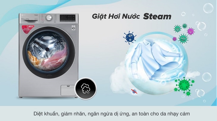 Tìm hiểu về chế độ giặt hơi nước trên máy giặt
