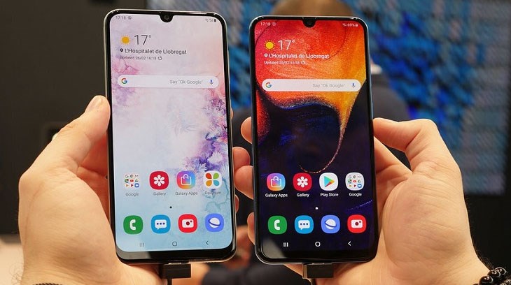 Màn hình Super AMOLED với tần số quét 90 - 120Hz, giúp tăng độ sắc nét và trải nghiệm hiển thị