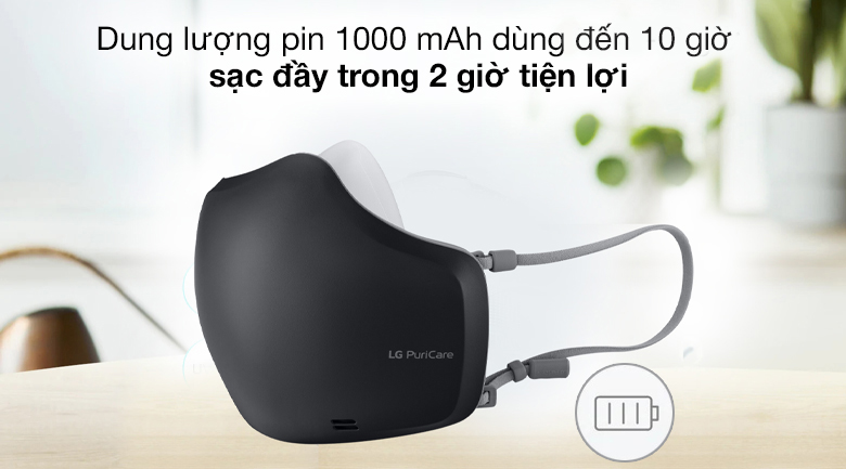 Khẩu trang lọc khí LG - Pin