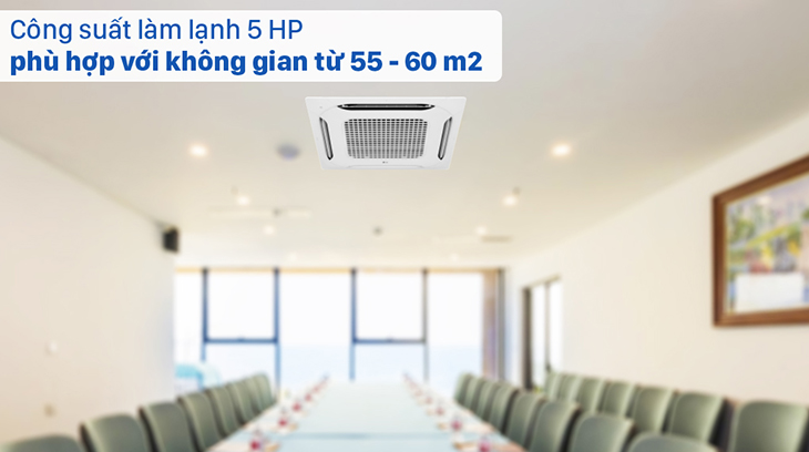 Điều hòa âm trần thích hợp cho văn phòng, phòng hợp, công trình lớn,...