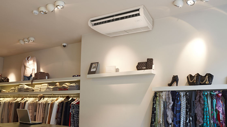 Điều hòa áp trần thích hợp cho bệnh viện, siêu thị, cửa hàng,...