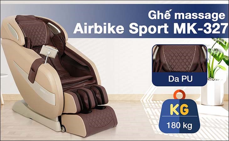 Ghế Massage Airbike Sport MK-327 có giá bán 75.000.000 đồng (cập nhật tháng 05/2023 và có thể thay đổi theo thời gian)