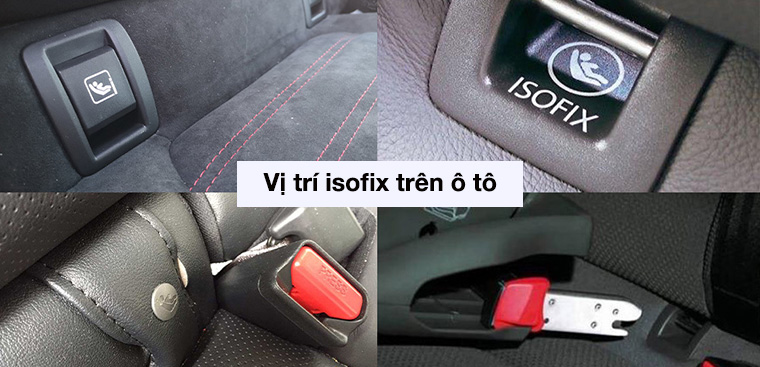 Vị trị isofix trên ô tô