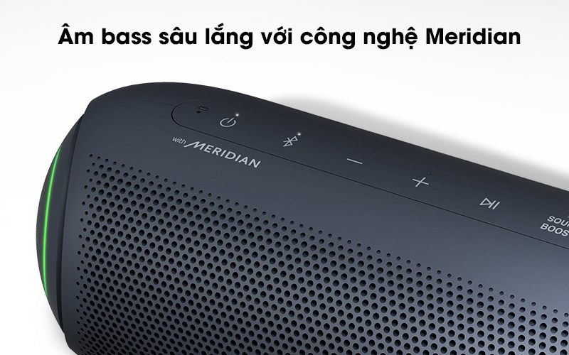 Công nghệ Meridian được tích hợp tái tạo âm bass sâu lắng và rõ ràng