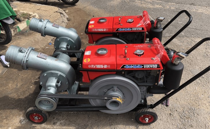 Máy bơm chạy bằng dầu diesel có thể vận hành trong môi trường khắc nghiệt