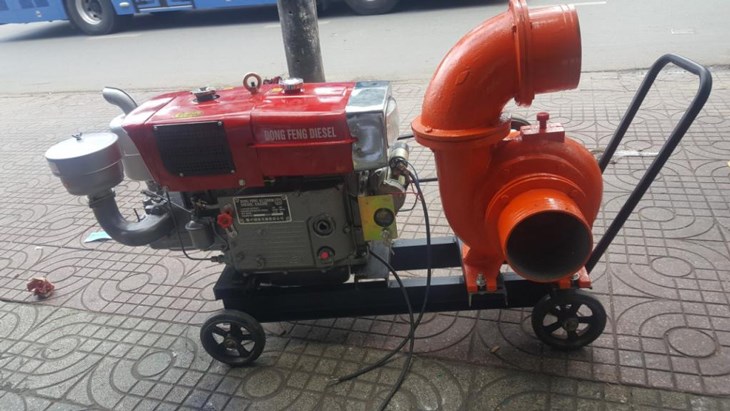 Máy bơm chạy bằng dầu diesel được cấu tạo từ 5 bộ phận chính