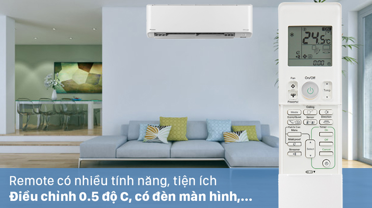 Remote được tích hợp nhiều tiện ích