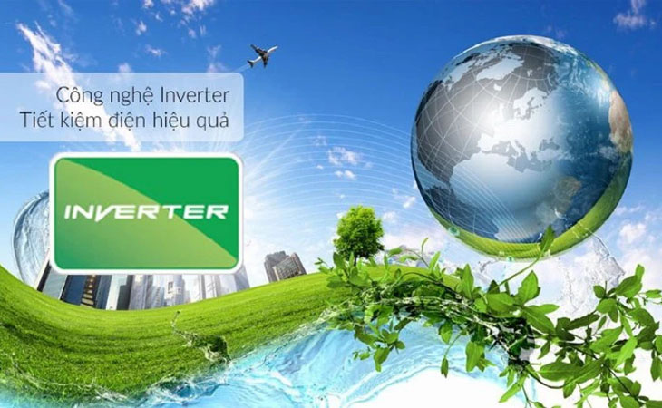 Máy lạnh Midea Inverter 1 HP MSAFA-10CRDN8 được trang bị công nghê Inverter giúp tiết kiệm điện năng