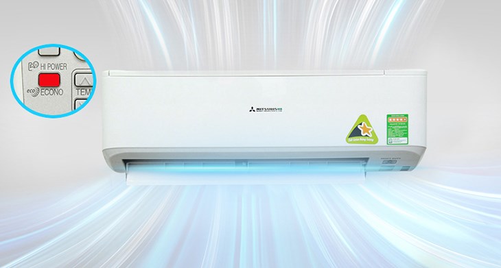 Máy lạnh Mitsubishi Heavy có tính năng làm lạnh nhanh chóng với Hi Power, mang đến cảm giác thoải mái và dễ chịu tức thì