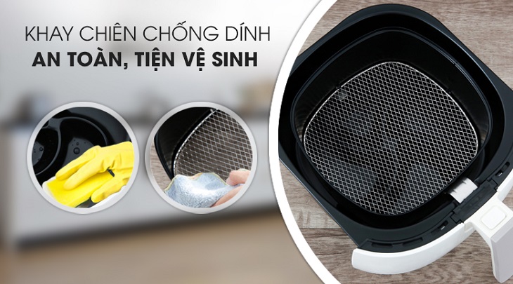 Nồi chiên không dầu Philips HD9216 2.4 lít