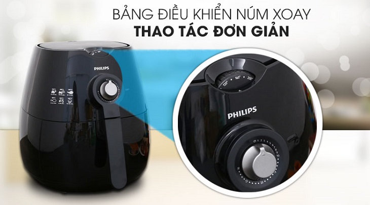 Nồi chiên không dầu Philips HD9220/20 2.4 lít
