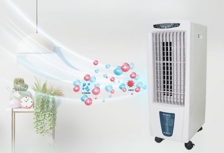 Quạt hơi nước giúp hạ nhiệt cơn nóng bức của mùa hè nhanh chóng