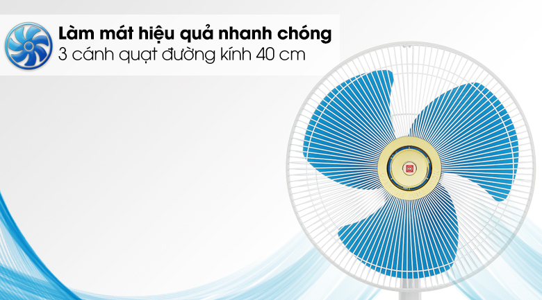 Độ luôn chuyển không khí và khả năng tạo gió của quạt bàn lớn hơn quạt hộp
