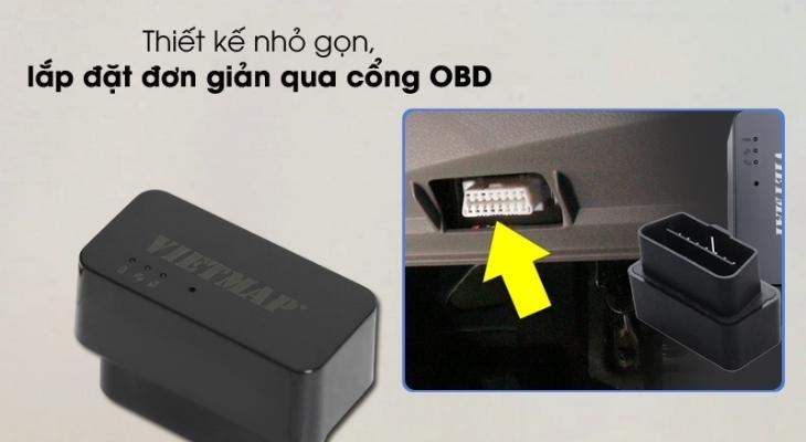 Thiết Bị Định Vị Ô tô Vietmap OB01 Đen