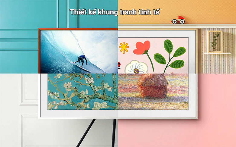 Smart Tivi Khung Tranh The Frame QLED Samsung 4K 50 inch QA50LS03B có thiết kế độc đáo