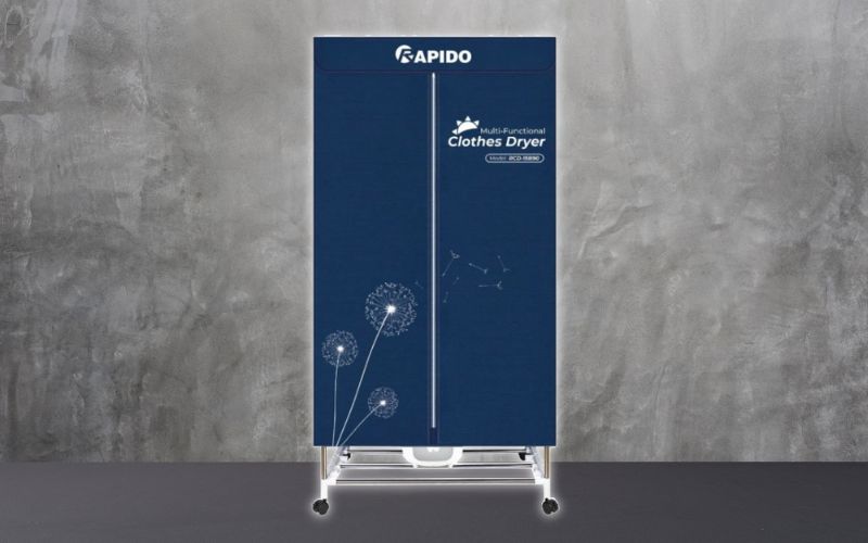 Tủ sấy quần áo Rapido RCD 15B90 giúp chống nhăn áo quần hiệu quả