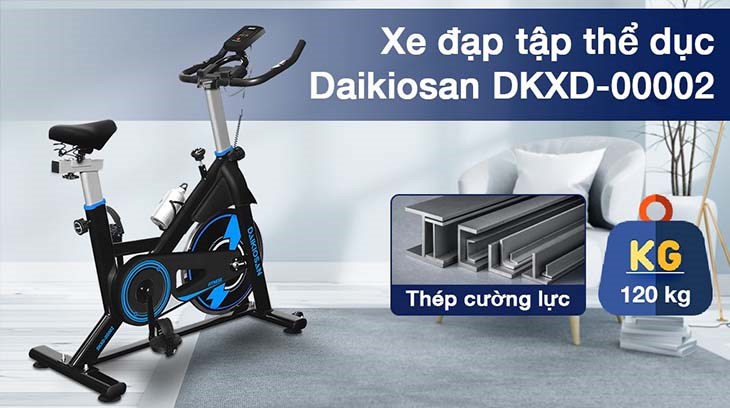 Xe Đạp Tập Thể Dục Daikiosan DKXD-00002 sử dụng hệ thống truyền động bằng dây curoa