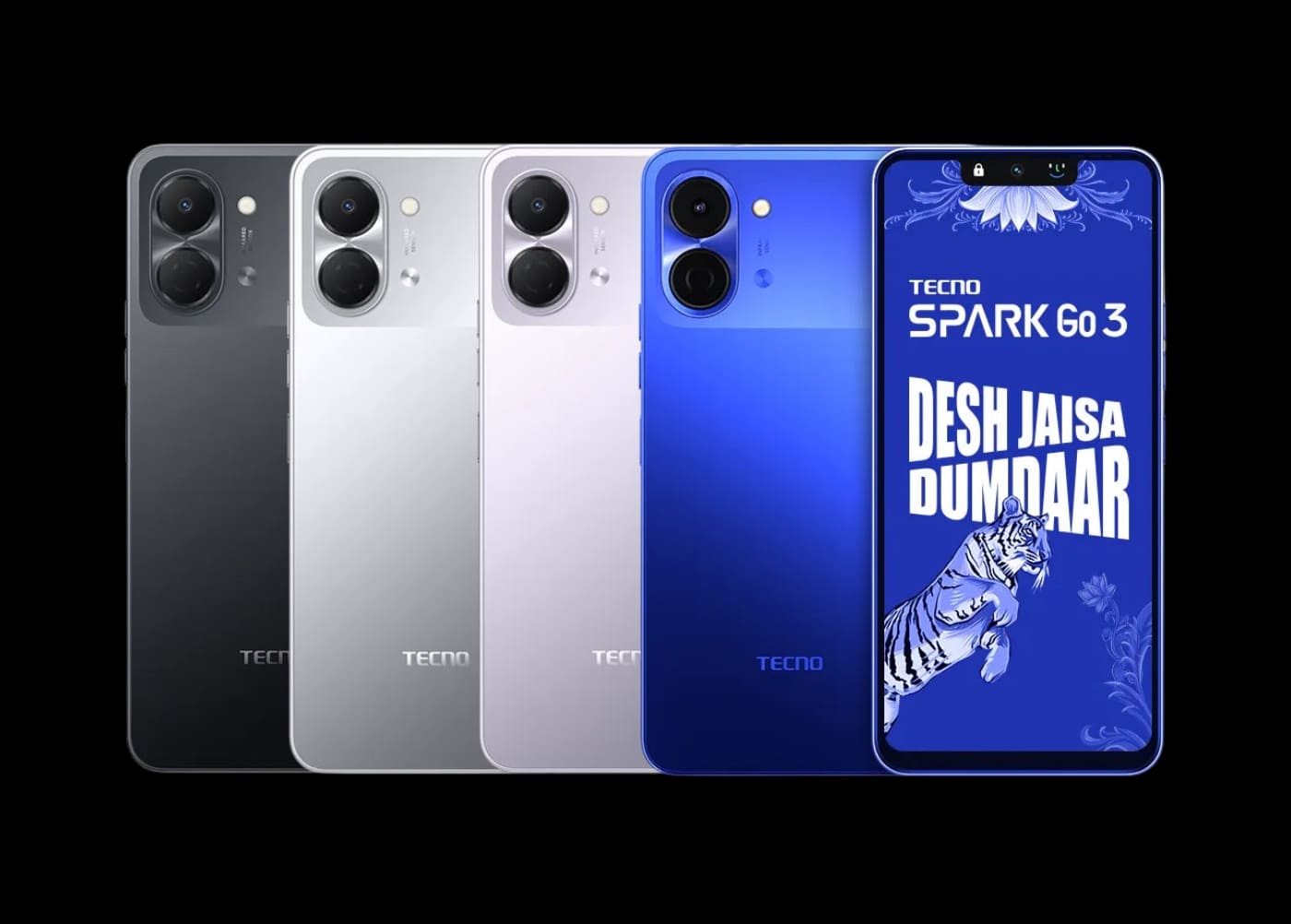 TECNO Spark Go 3 có 4 phiên bản màu