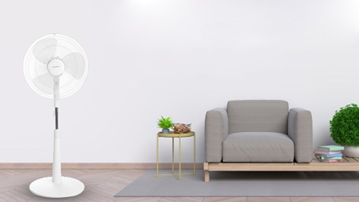 Bạn nên dùng Quạt lửng Comfee CF-FF4019VDW ở mức vừa phải trong 20 phút rồi cho quạt nghỉ