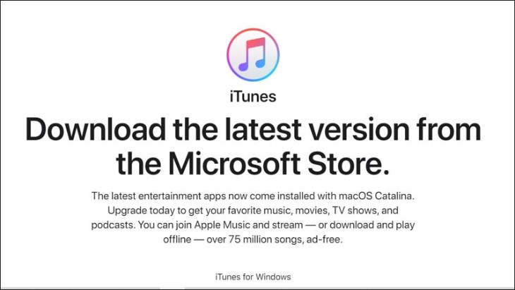 Bạn tải và cài đặt iTunes phiên bản mới nhất
