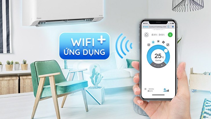 Tính năng D-Mobile giúp bạn dễ dàng quản lý hoạt động của máy lạnh Daikin từ xa một cách nhanh chóng và thuận tiện