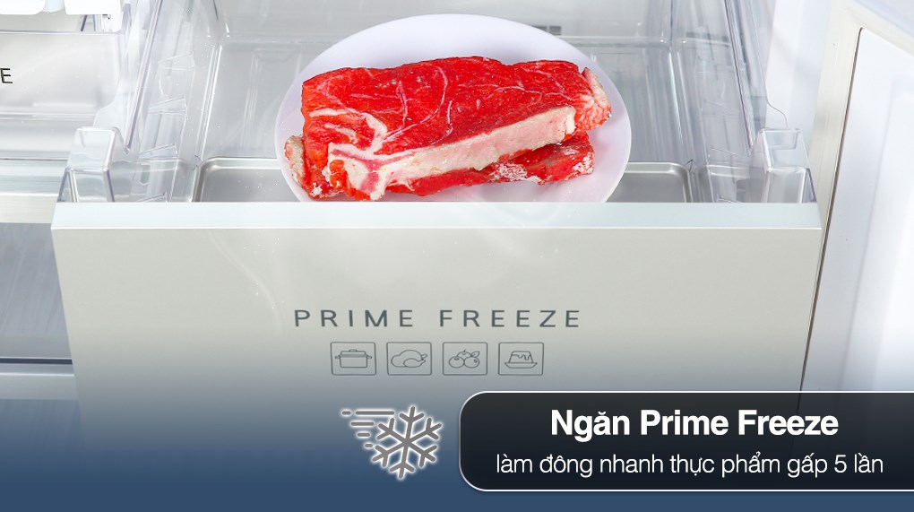 Ngăn Prime Freeze cấp đông nhanh gấp 5 lần