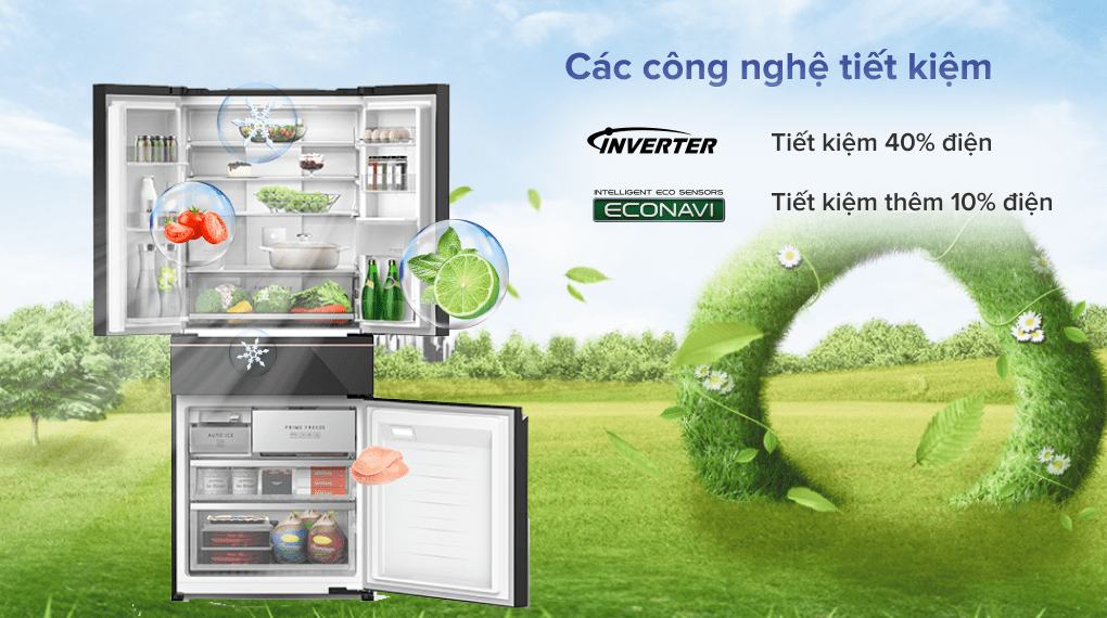 Tủ lạnh Panasonic 540 lít NR-YW590YMMV