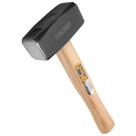 Búa tạ cán gỗ Tolsen 25132 được phủ lớp sơn đen chịu nhiệt, vừa tăng tính thẩm mỹ, vừa chống trầy xước và gỉ sét hiệu quả