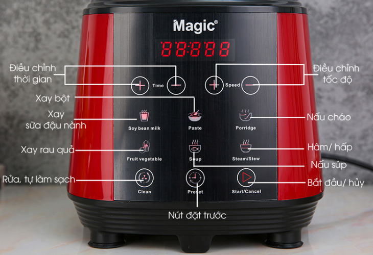 Máy làm sữa hạt đa năng Magic A-96 đa năng có nhiều công dụng