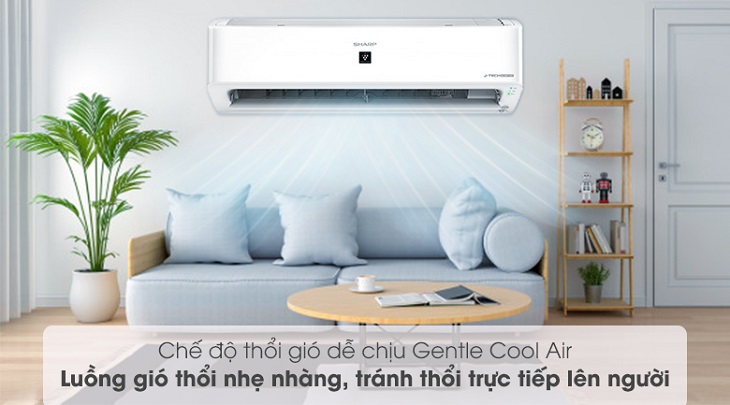 Chế độ Gentle Cool Air đem đến làn gió mát mẻ, tạo cảm giác thoải mái khi sử dụng