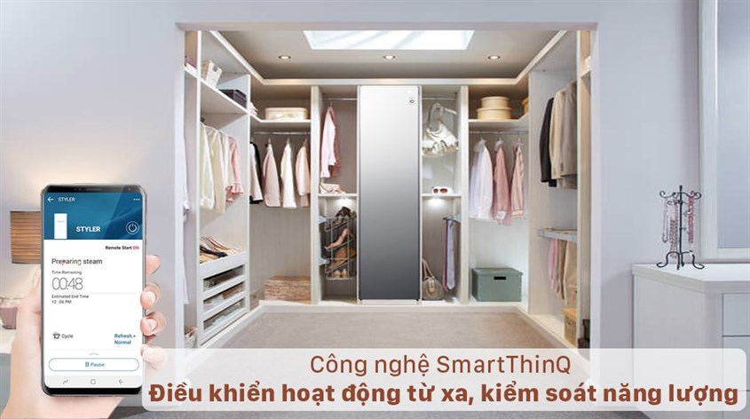 Điều khiển hoạt động từ xa, kiểm soát năng lượng tiêu thụ dễ dàng với công nghệ SmartThinQ