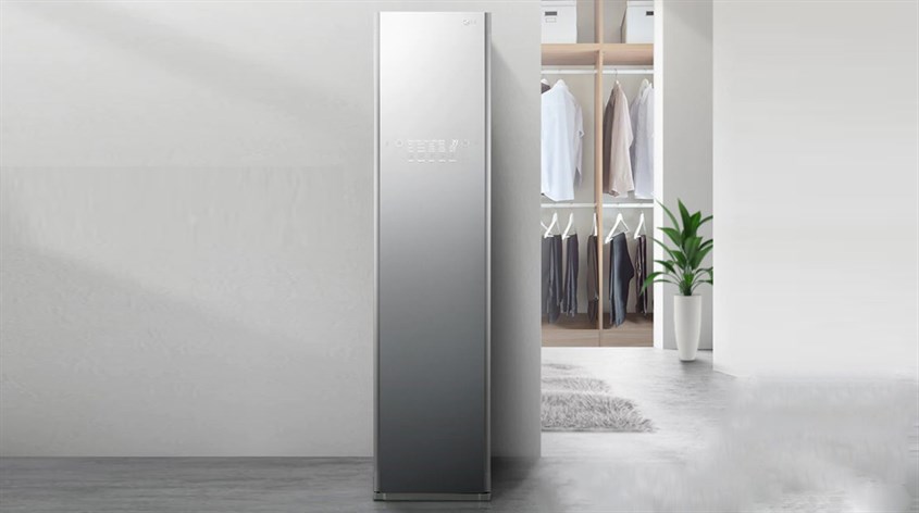 Tủ chăm sóc quần áo thông minh LG S3MFC có thiết kế tinh tế, sang trọng trong từng chi tiết