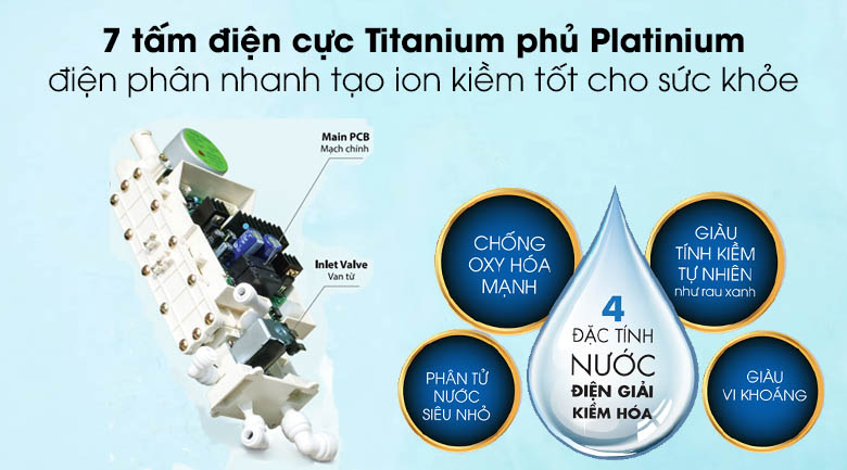 chọn máy lọc nước có nhiều tấm điện cực